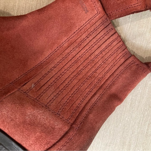 GEOX Sz 38.5 Chelsea Ombré Colourway Suede Leather Ankle Booties - Picture 7 of 11